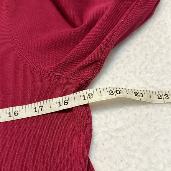 Pendleton Silk Blend Maroon Long Sleeve Shirt Size Medium - Picture 7 of 7